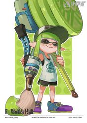 inkling from splatoon (series) by totocosakana