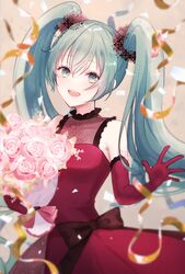 hatsune miku from vocaloid by nekomaaro