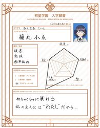 fukumaru koito from gakuen idolmaster
