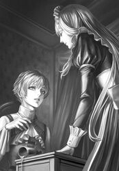 the white-haired girl (fata morgana no yakata) from fata morgana no yakata