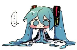 hatsune miku from vocaloid