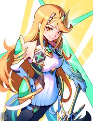 mythra (massive melee) (xenoblade) from super smash bros.