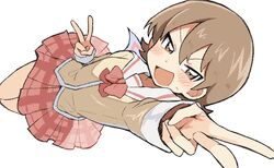 aioi yuuko from nichijou by shiro srmsk