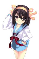 suzumiya haruhi from suzumiya haruhi no yuuutsu by kusano yuu