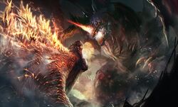 destoroyah from godzilla: king of the monsters by yaziri