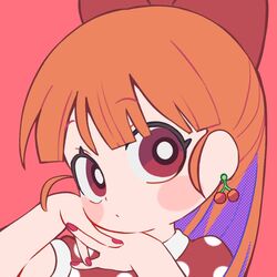 akazutsumi momoko from powerpuff girls by blossom
