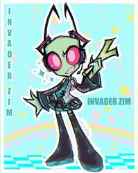 hatsune miku from invader zim by linterteatime