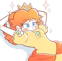 princess daisy from super mario bros. by manysart1