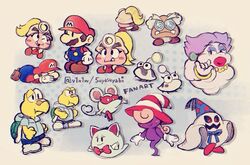 boo (mario) from paper mario by suyasuyabi