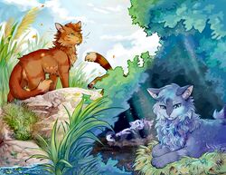 bluestar (warrior cats) from warrior cats