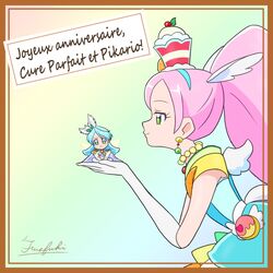 cure parfait from kirakira precure a la mode by fuefukipiper