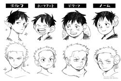 monkey d. luffy from dungeon meshi by ns1123