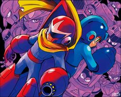 bass (mega man) from mega man (classic) by ariga hitoshi