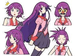 senjougahara hitagi from bakemonogatari by spdcooler