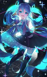 hatsune miku from magical mirai (vocaloid) by kamatoyu