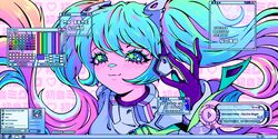 hatsune miku from electric angel (vocaloid)