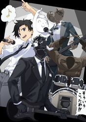 black suit (blue archive) from blue archive