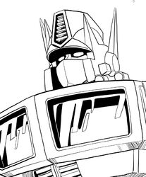 optimus prime from transformers by kamishima kanon