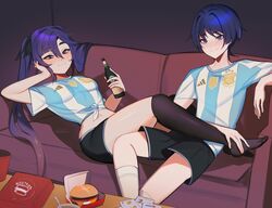 mona (genshin impact) from asociacion de futbol argentina by memeh