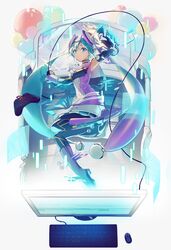 hatsune miku from netoge haijin sprechchor (vocaloid) by kamatoyu