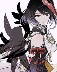 kujou sara from genshin impact by hiyomikun