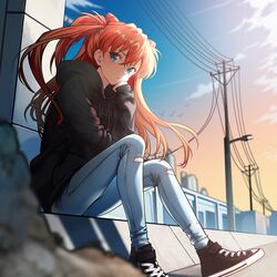 souryuu asuka langley from neon genesis evangelion