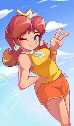 princess daisy from super mario bros.