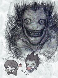 ryuk from death note by kinutaku