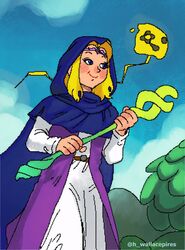 princess zelda from the legend of zelda by wallace pires