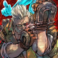 goldlewis dickinson from guilty gear by illustica phantom