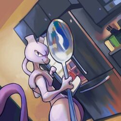 mewtwo from nintendo by ketrindarkdragon