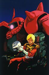 char aznable from gundam by mikimoto haruhiko