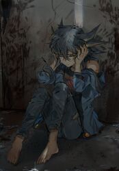 fudo yusei from yu-gi-oh! by mokopuru