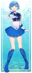 dark mercury from bishoujo senshi sailor moon by vuipui