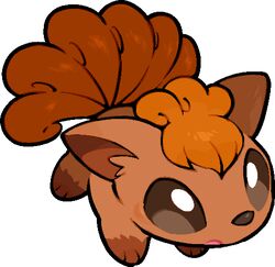 vulpix from pokemon by kawaanago