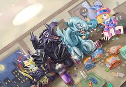 blue-eyes white dragon from yu-gi-oh! by level-00