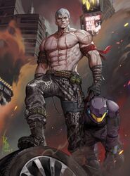bryan fury from tekken by yi lee