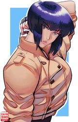 kusanagi motoko from ghost in the shell by calvin sims