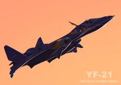 yf-21 from macross by flanker (flanker8649)