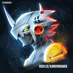 megaman.exe from digimon by ashmish