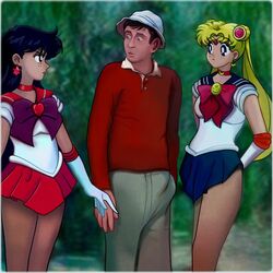 sailor mars from bishoujo senshi sailor moon