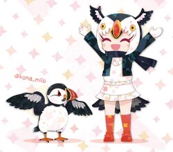 atlantic puffin (kemono friends) from kemono friends by kikuchi milo