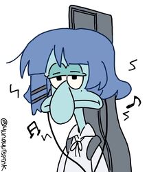 squidward tentacles from bocchi the rock!
