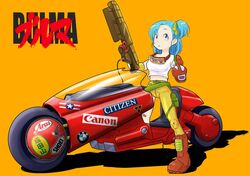 bulma from akira (manga) by pink mousse