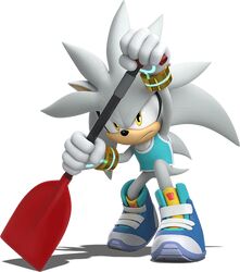 silver the hedgehog from mario & sonic at the tokyo 2020 olympic games