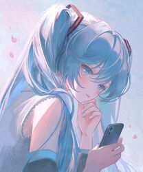 hatsune miku from vocaloid