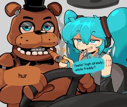 freddy fazbear from five nights at freddy's by abstractpurple