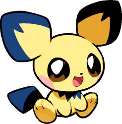 pichu from pokemon by kawaanago