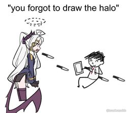 doodle sensei (blue archive) from blue archive