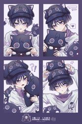 scaramouche (cat) (genshin impact) from genshin impact by touyu 1210